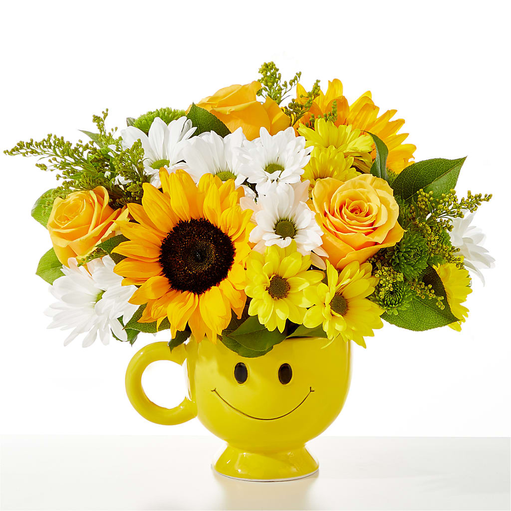 Be Happy Bouquet – Floral Villa, Whitewater WI