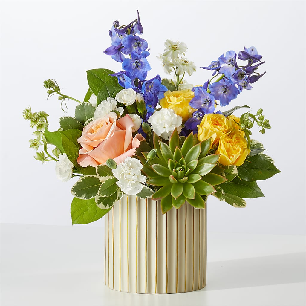 Cobalt Reverie Bouquet – Floral Villa, Whitewater WI