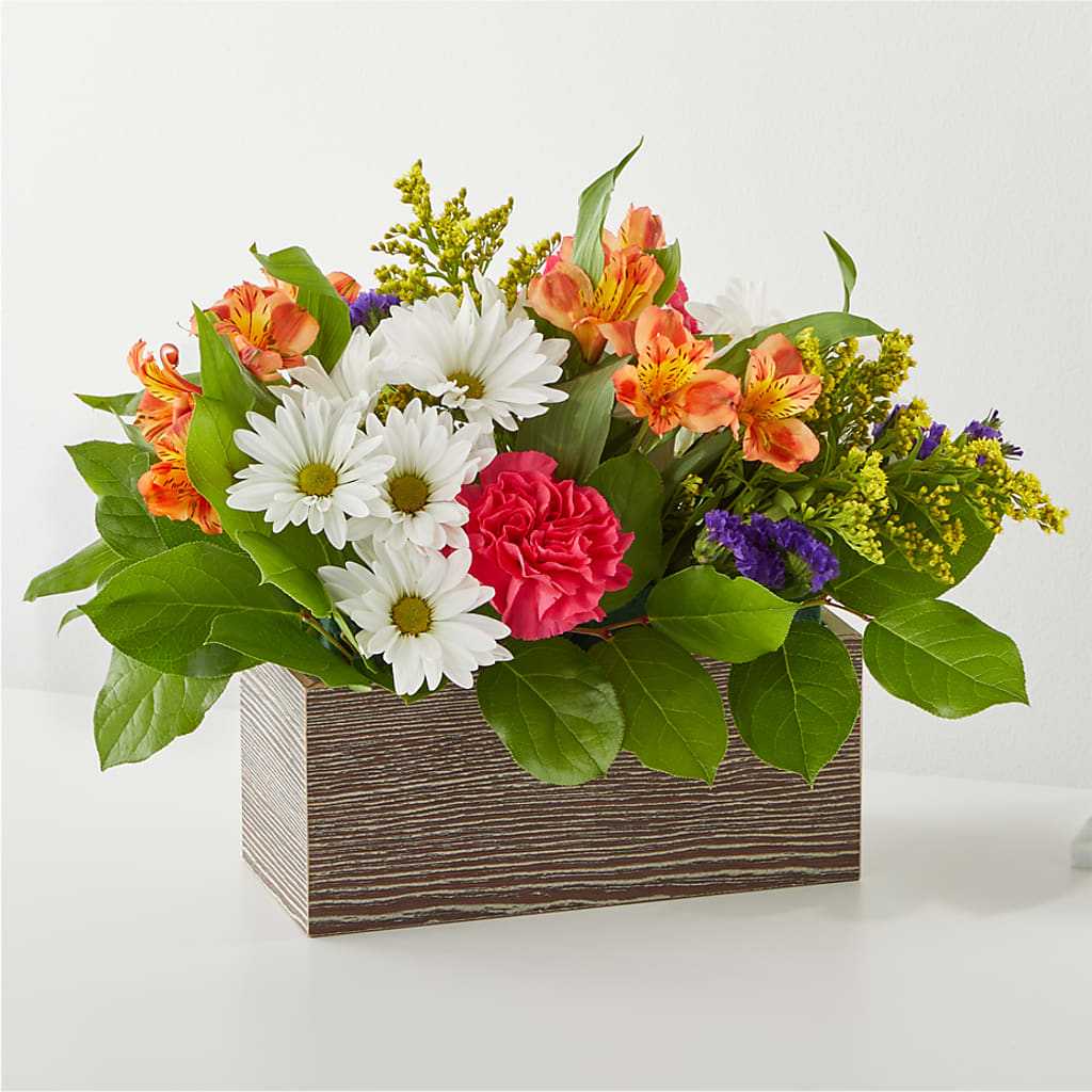 Oopsie Daisy Box Bouquet – Floral Villa, Whitewater WI