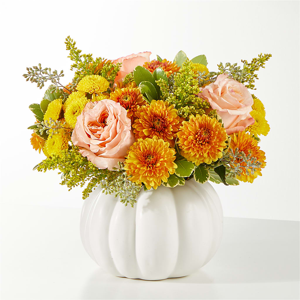 Peachy Pumpkin – Floral Villa, Whitewater WI
