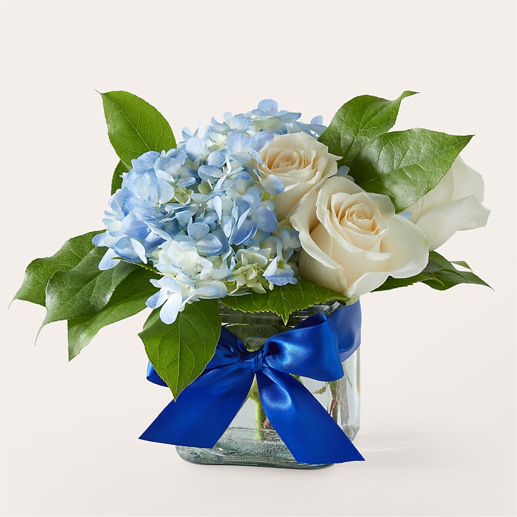 Sky Blue Delight Bouquet – Floral Villa, Whitewater WI