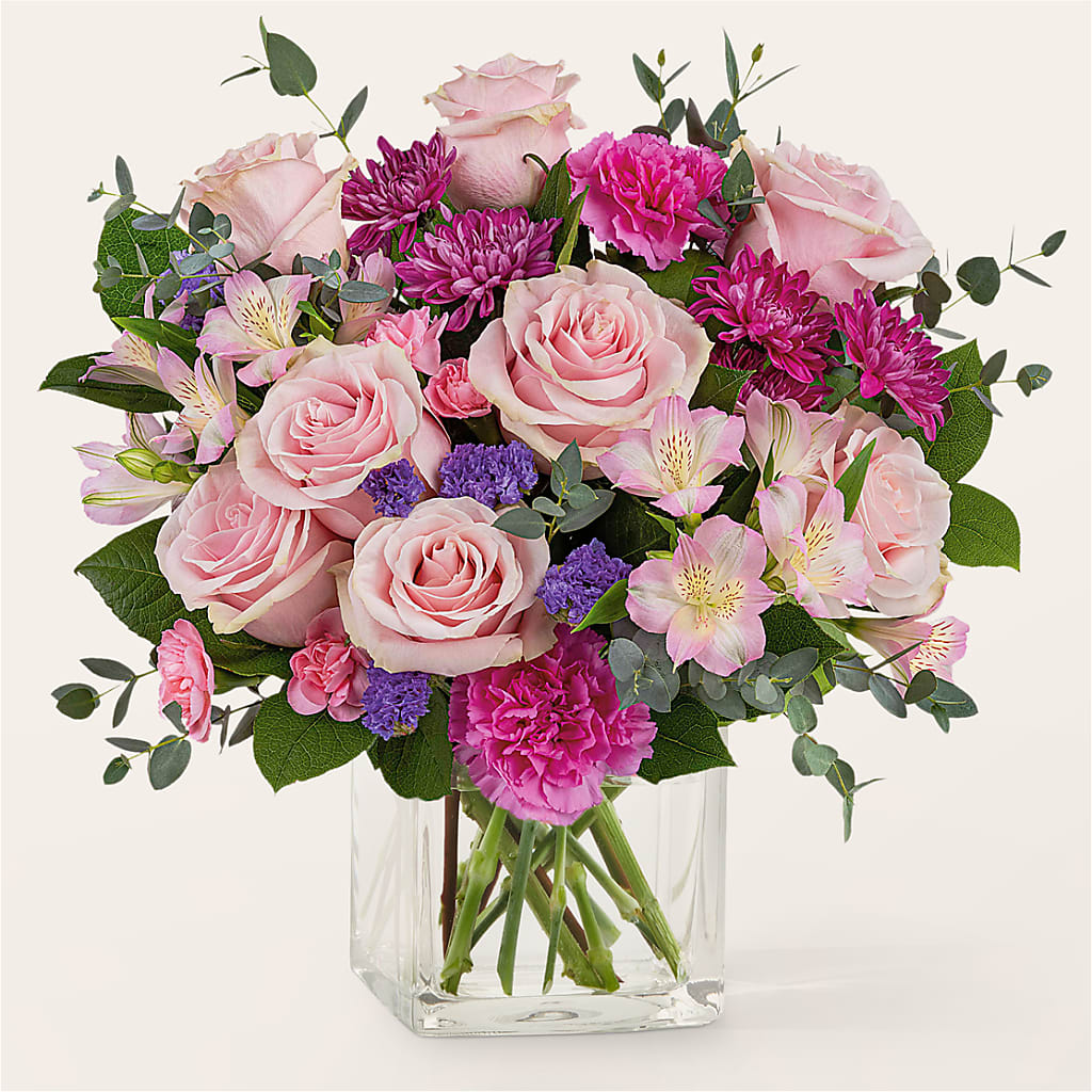 Rosy Radiance Bouquet – Floral Villa, Whitewater WI