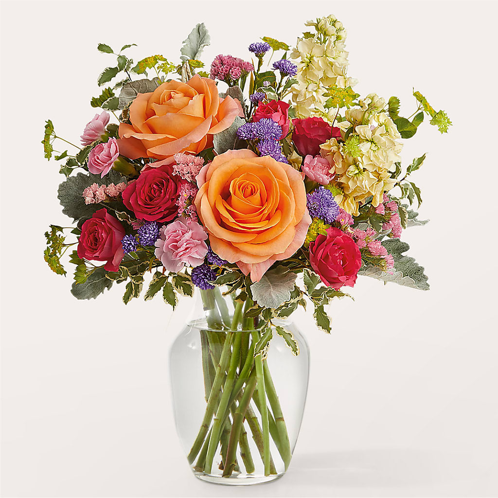 Tangerine Tango Bouquet – Floral Villa, Whitewater WI