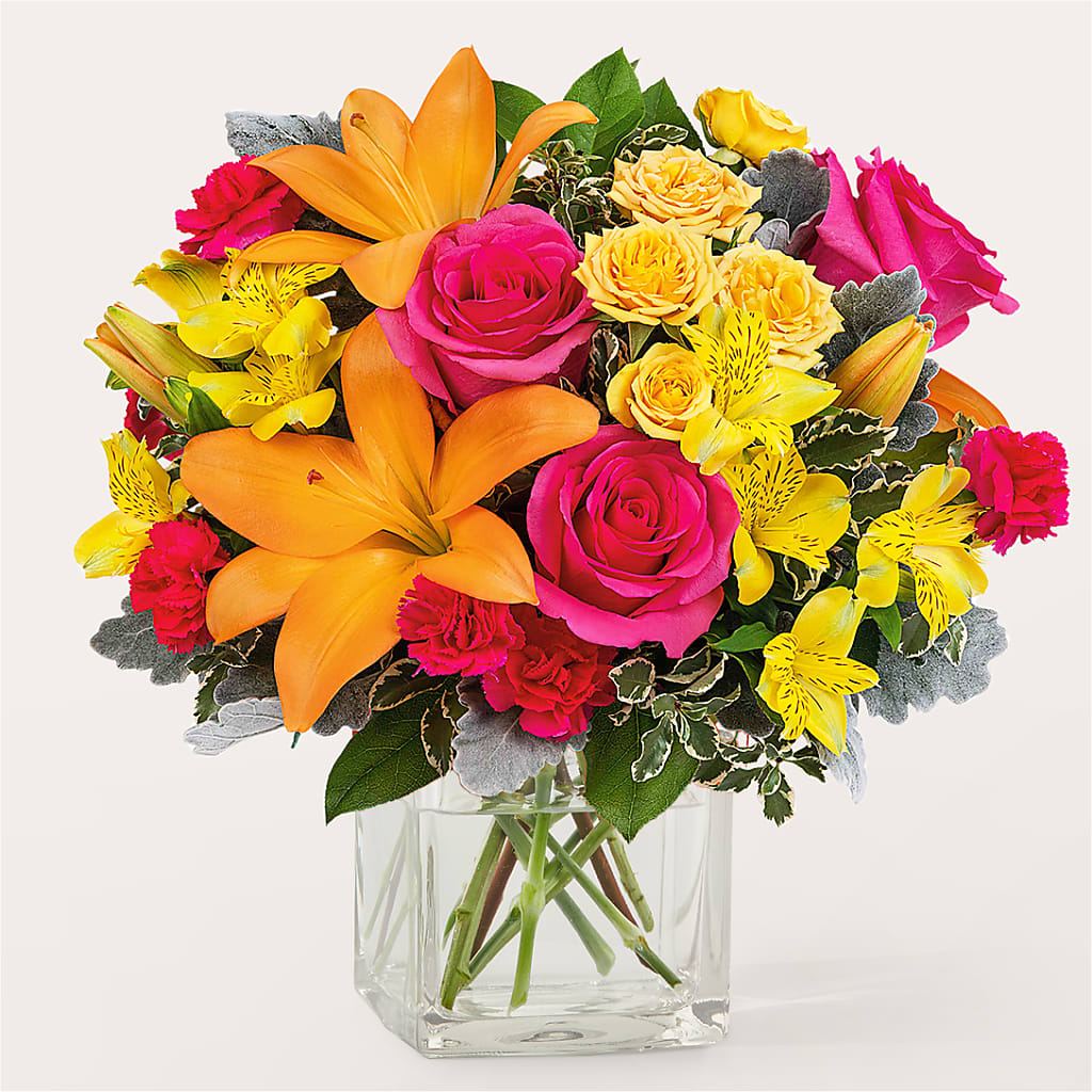 To the Tropics Bouquet – Floral Villa, Whitewater WI