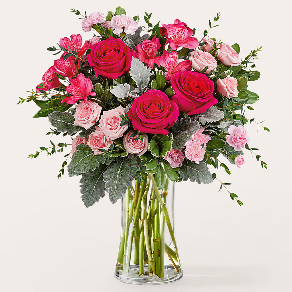 Tickled Pink Bouquet – Floral Villa, Whitewater WI