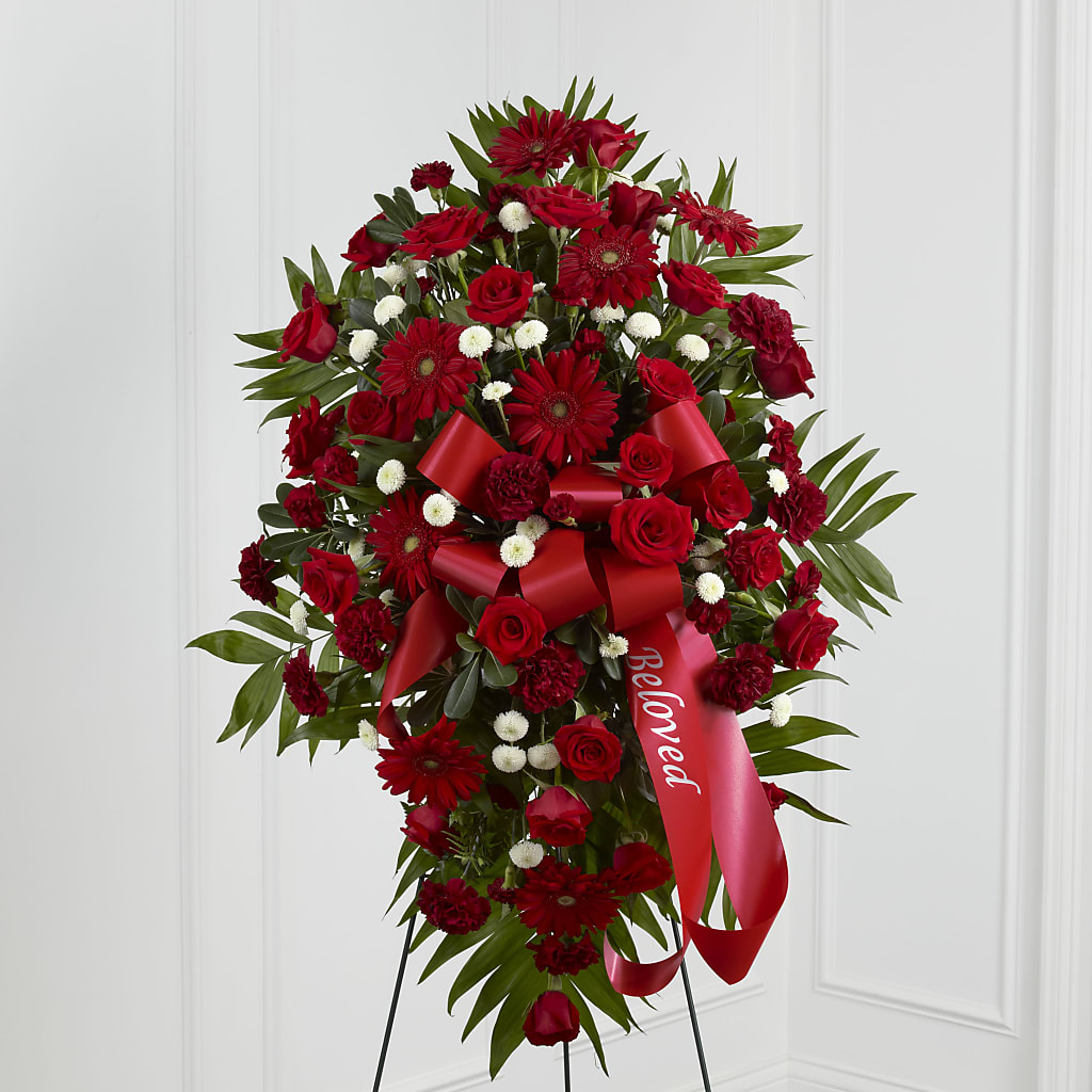 Treasured Memories Standing Spray – Floral Villa, Whitewater WI