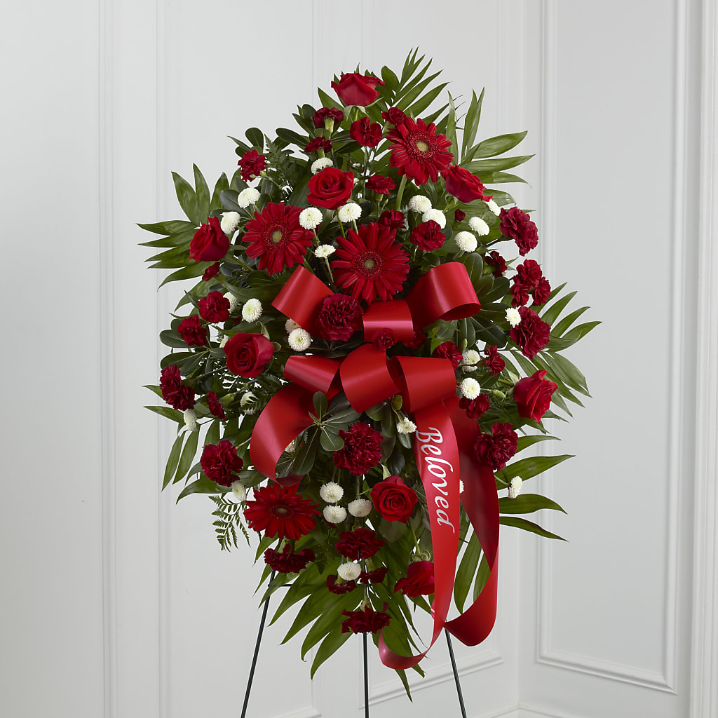 Treasured Memories Standing Spray – Floral Villa, Whitewater WI