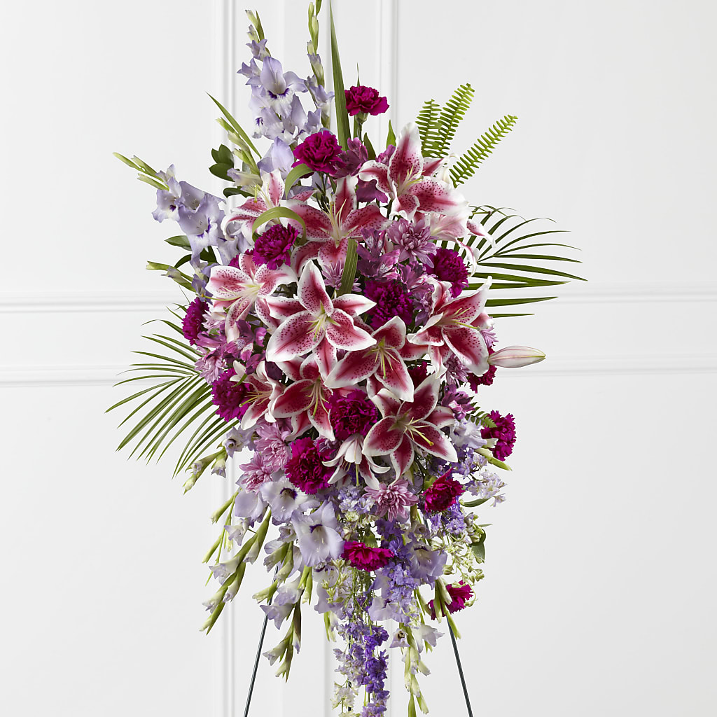 Tender Touch Standing Spray – Floral Villa, Whitewater WI