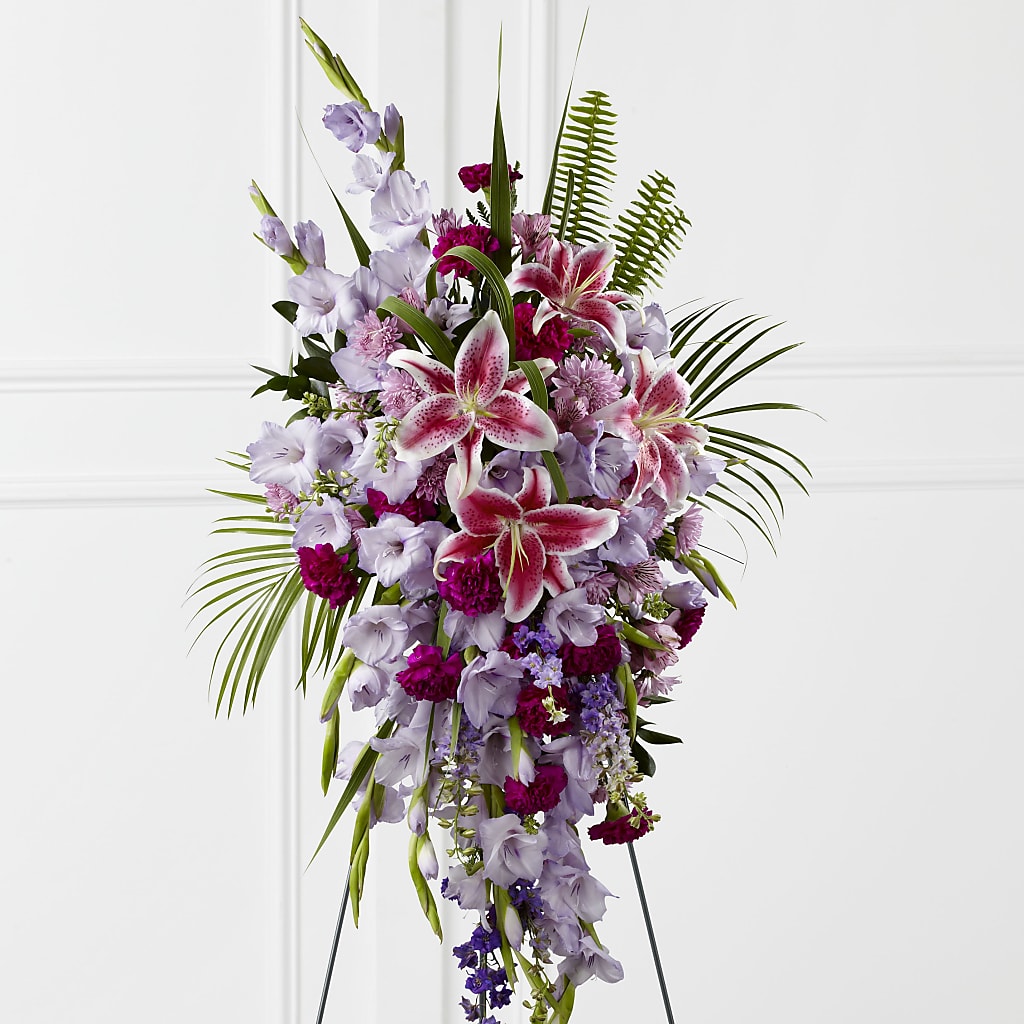 Tender Touch Standing Spray – Floral Villa, Whitewater WI