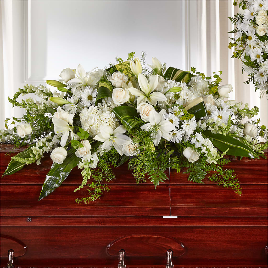 Abundance Casket Spray – Floral Villa, Whitewater WI