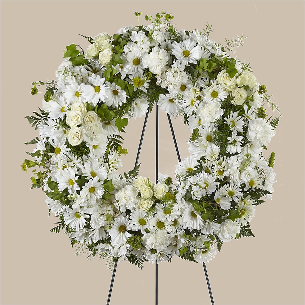 Faithful Wishes Wreath – Floral Villa, Whitewater WI