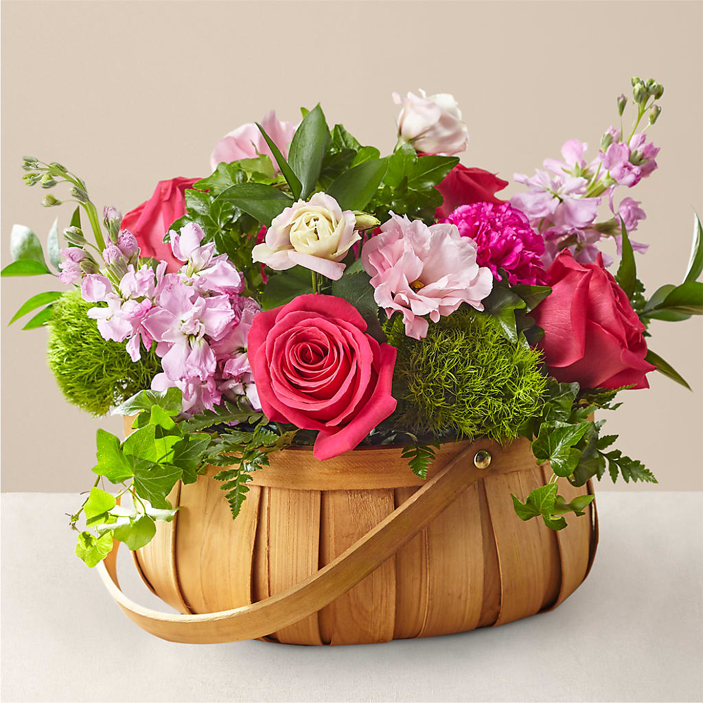 Radiance in Bloom Basket – Floral Villa, Whitewater WI