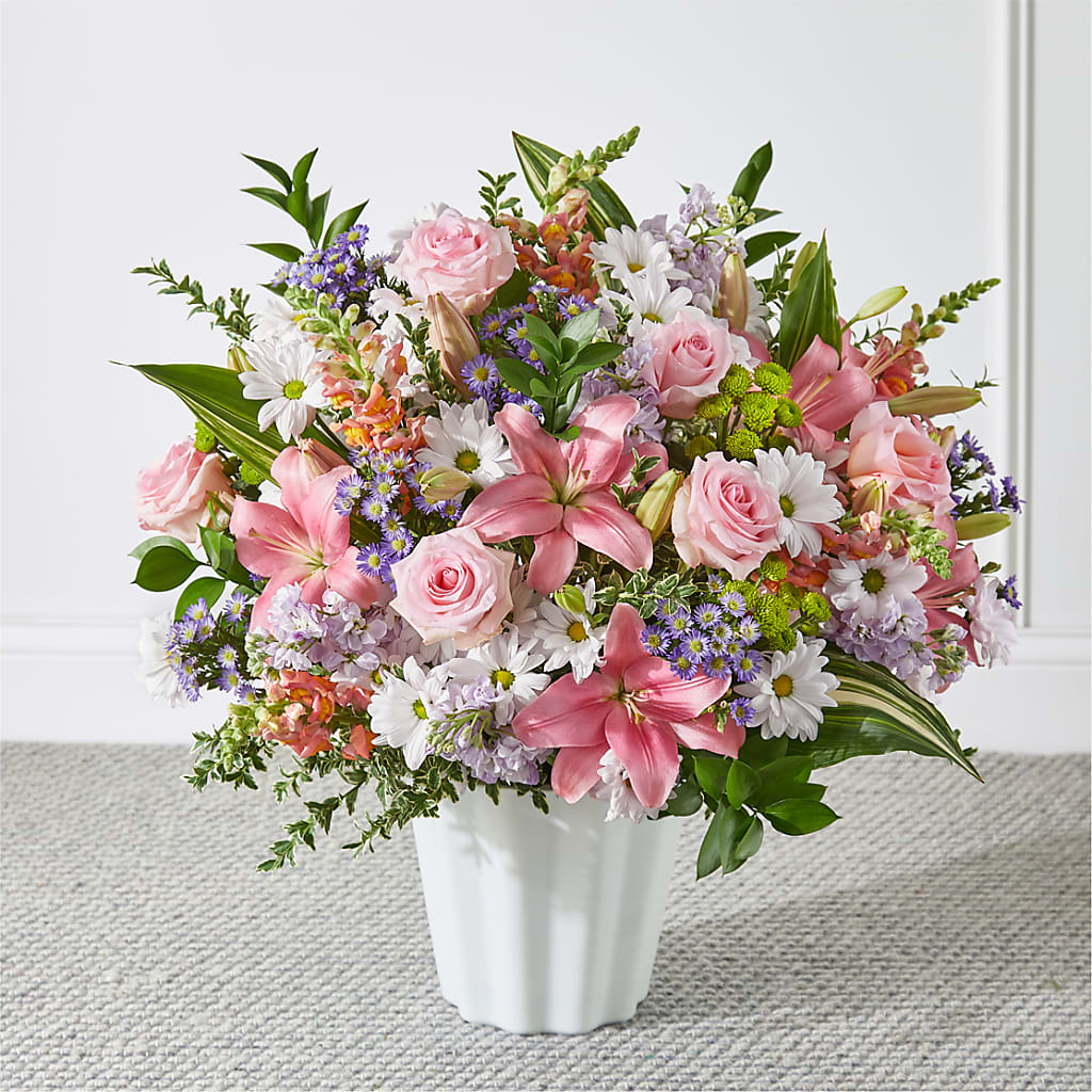 Abundant Compassion Floor Basket – Floral Villa, Whitewater WI