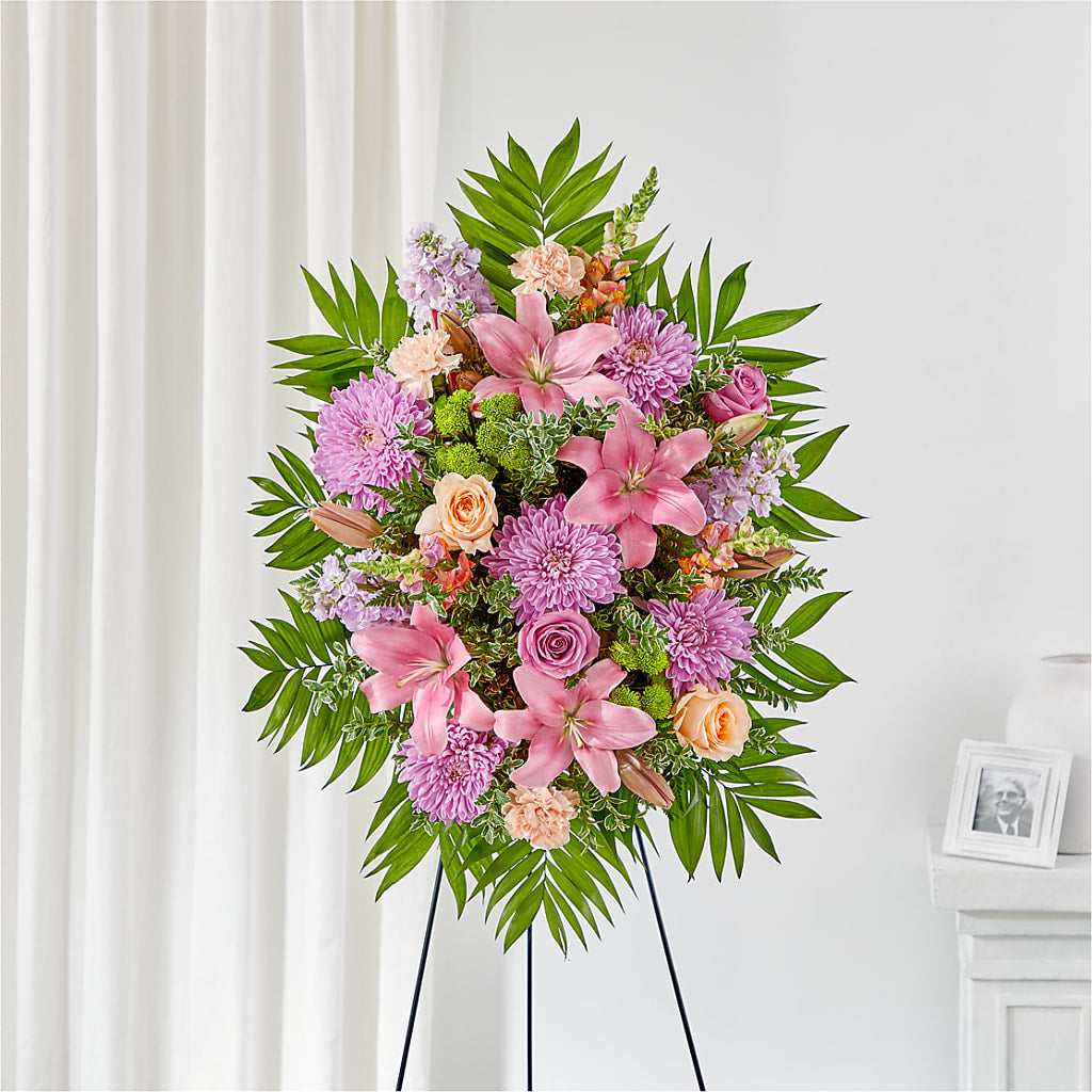 Love & Light Standing Spray – Floral Villa, Whitewater WI