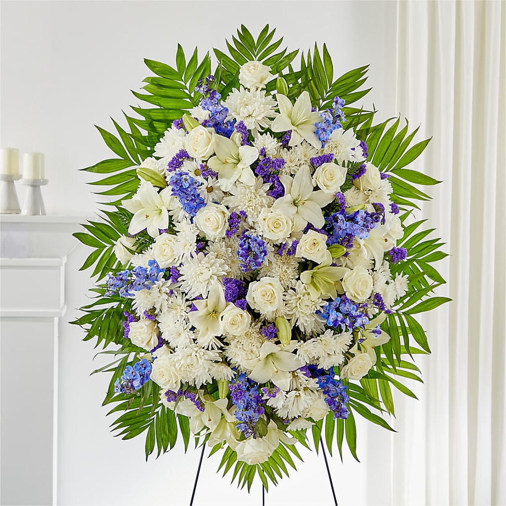 At Rest Standing Spray – Floral Villa, Whitewater WI