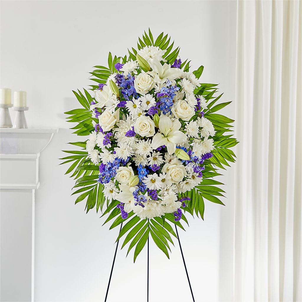 At Rest Standing Spray – Floral Villa, Whitewater WI