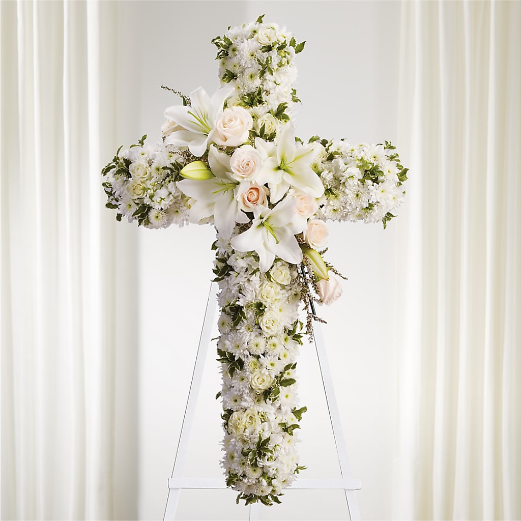 Spiritual Guidance Standing Spray – Floral Villa, Whitewater WI