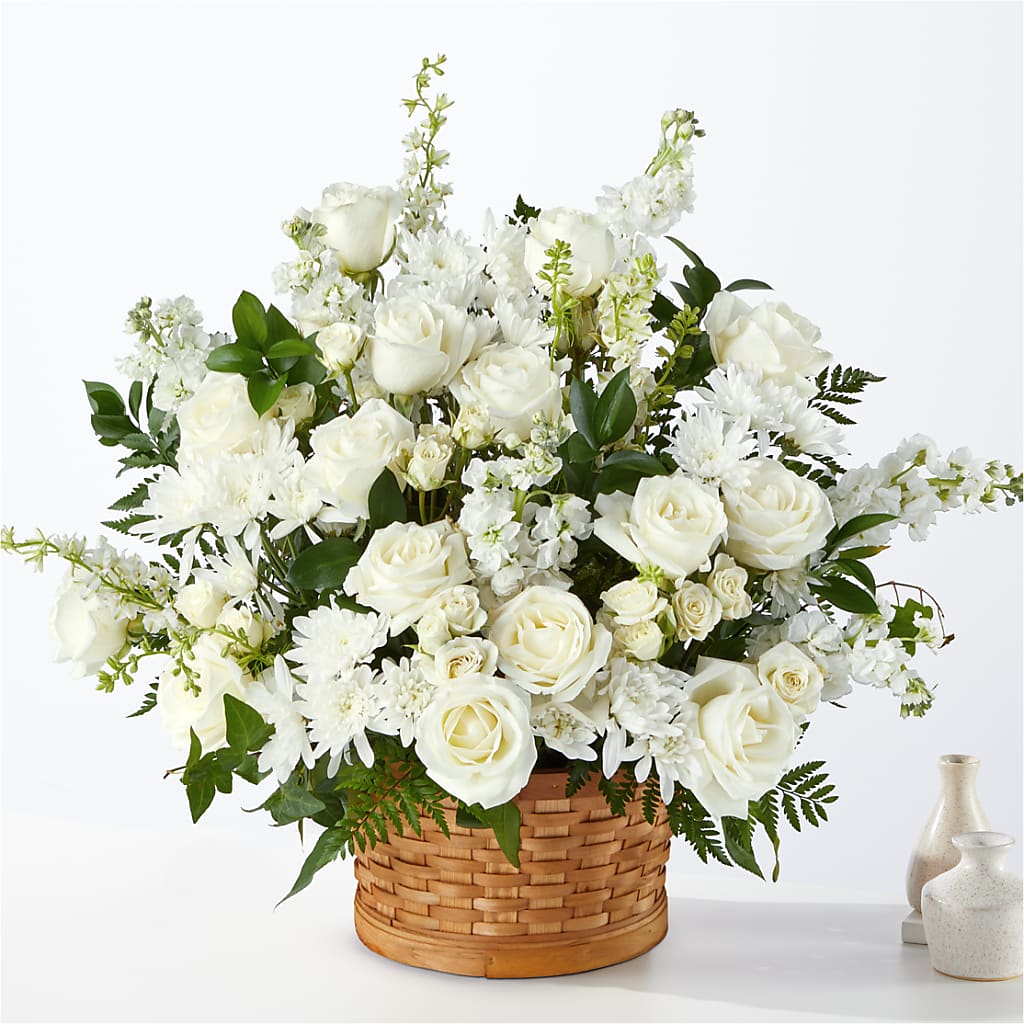 Heartfelt Condolences Arrangement – Floral Villa, Whitewater WI