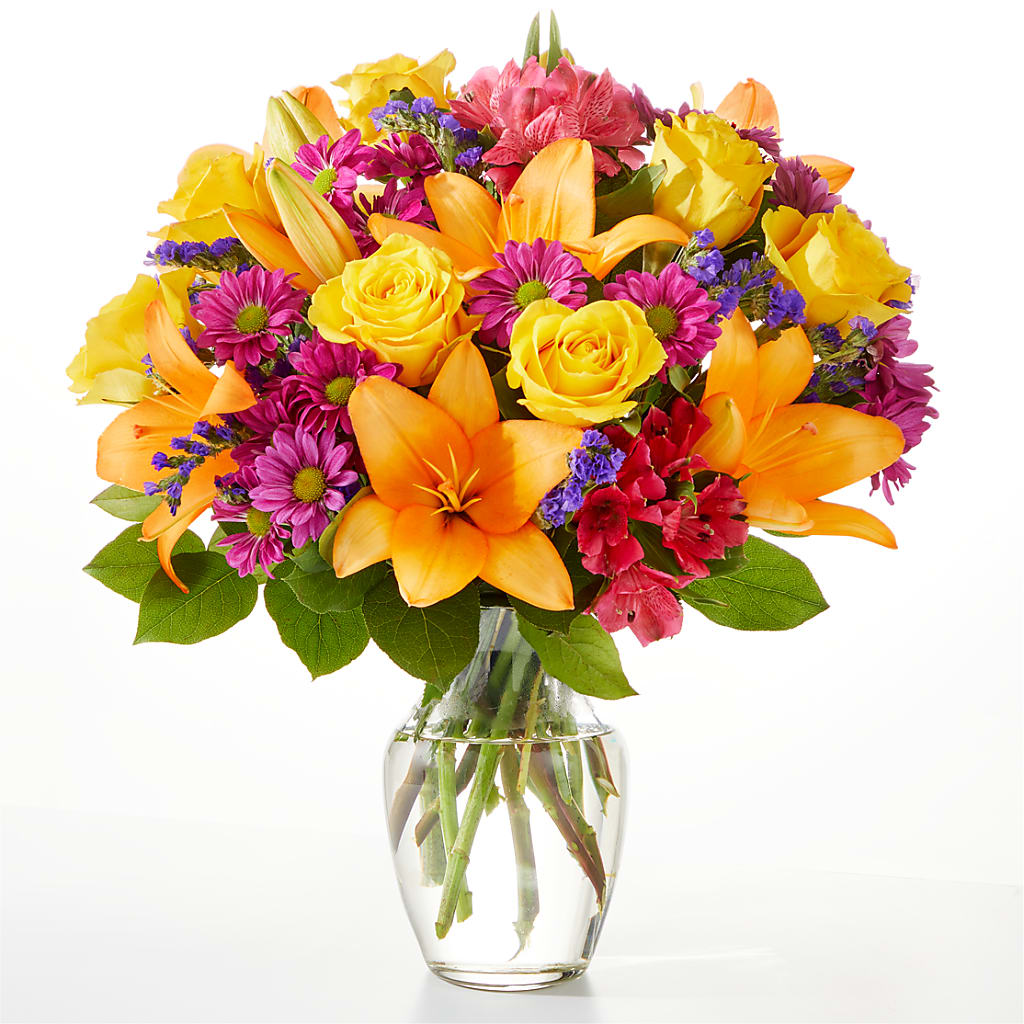 Colorful Visions Bouquet – Floral Villa, Whitewater WI