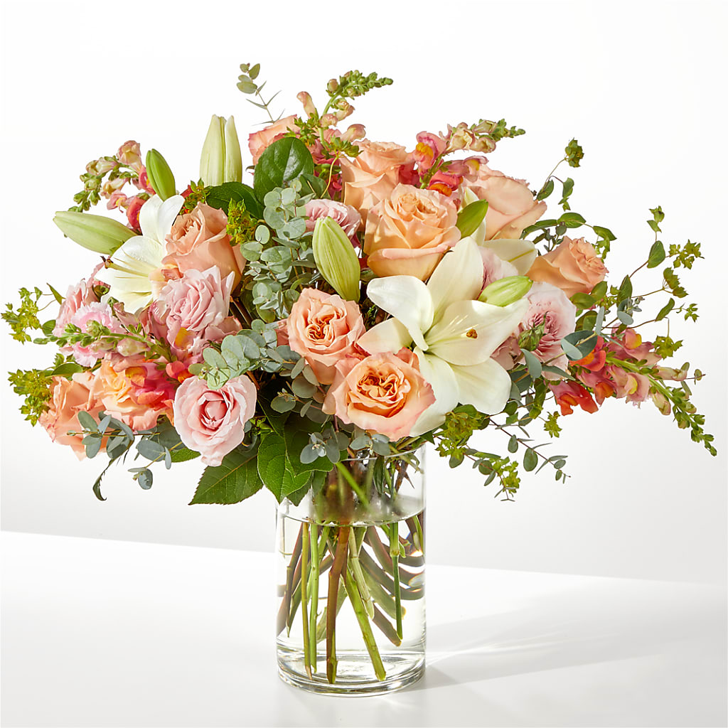 Grapefruit Splash Bouquet – Floral Villa, Whitewater WI
