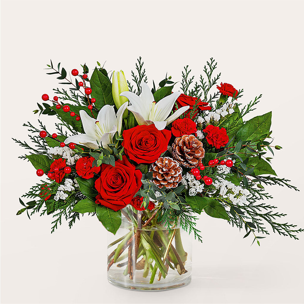 Best in Snow Bouquet – Floral Villa, Whitewater WI