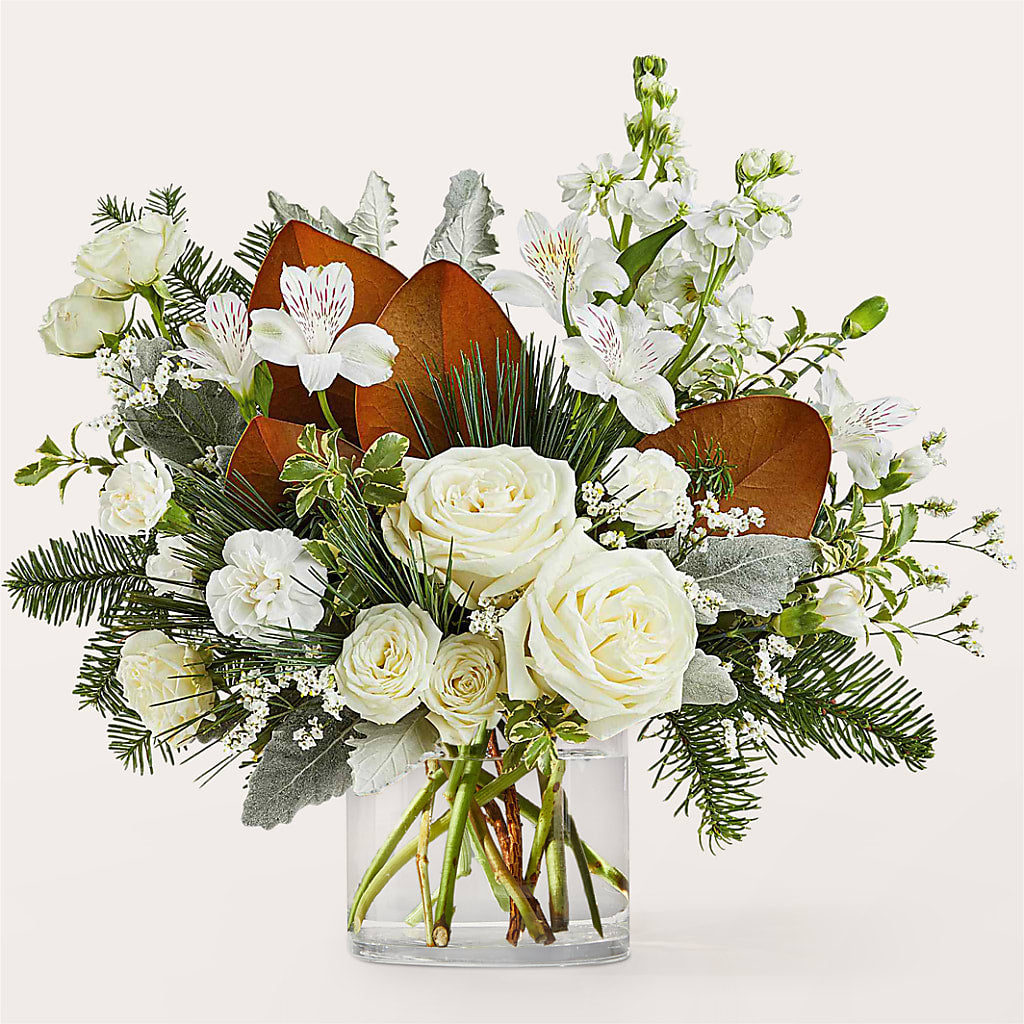 Fresh Snowfall Bouquet – Floral Villa, Whitewater WI