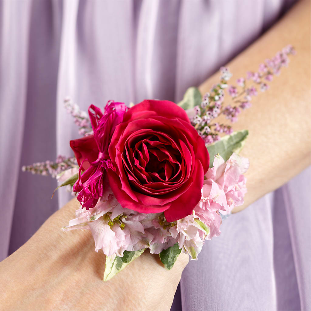Rose Charm Corsage – Floral Villa, Whitewater WI