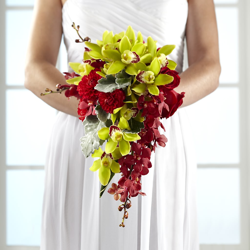 Elegant Orchid Bouquet – Floral Villa, Whitewater WI