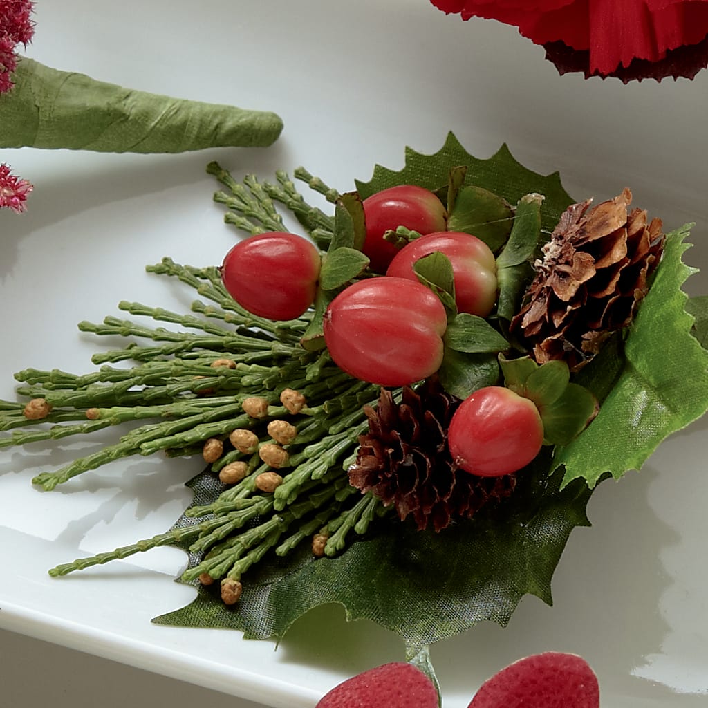 Red Berry Boutonniere – Floral Villa, Whitewater WI