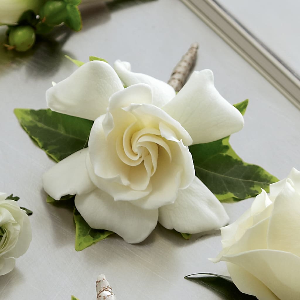 Gardenia Boutonniere – Floral Villa, Whitewater WI