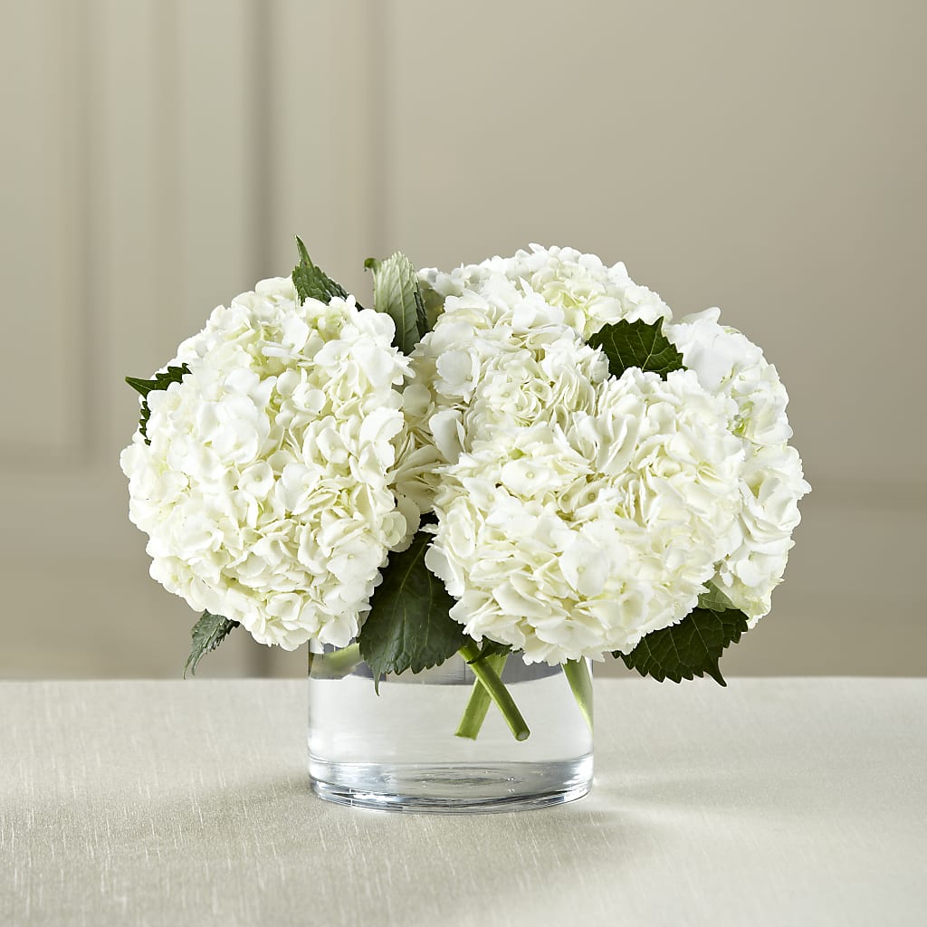 White Hydrangea Bouquet – Floral Villa, Whitewater WI