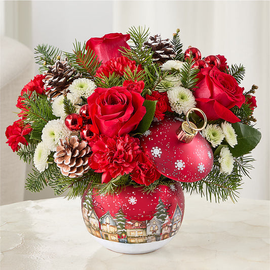 Christmas Carols Ornament –  Floral Villa, Whitewater WI