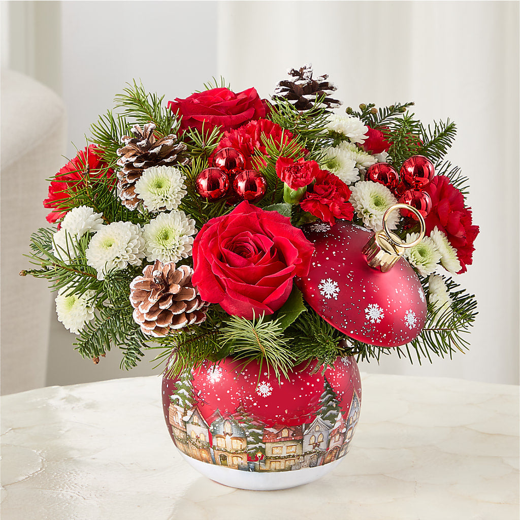 Christmas Carols Ornament –  Floral Villa, Whitewater WI