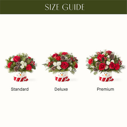 Jolly Snowman Bouquet –  Floral Villa, Whitewater WI