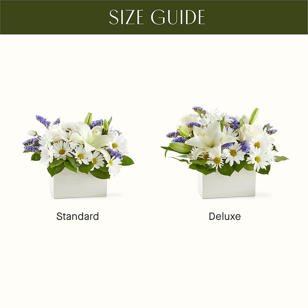 Beyond Blue Box Bouquet –  Floral Villa, Whitewater WI