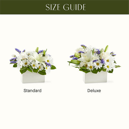 Beyond Blue Box Bouquet –  Floral Villa, Whitewater WI