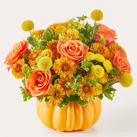 Gourdgeous Pumpkin –  Floral Villa, Whitewater WI