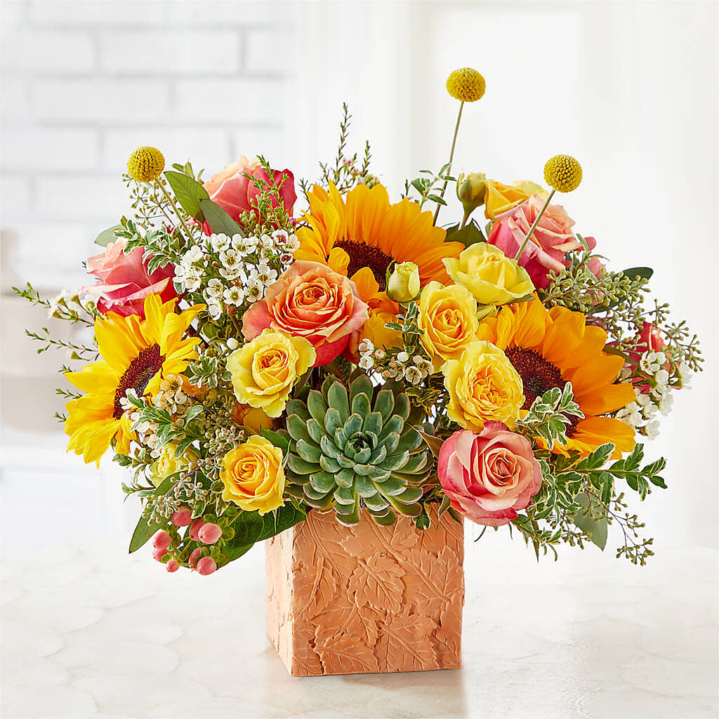 Sunflower Season Bouquet –  Floral Villa, Whitewater WI