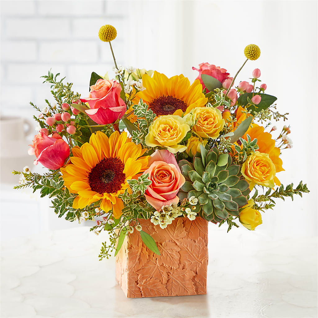 Sunflower Season Bouquet –  Floral Villa, Whitewater WI