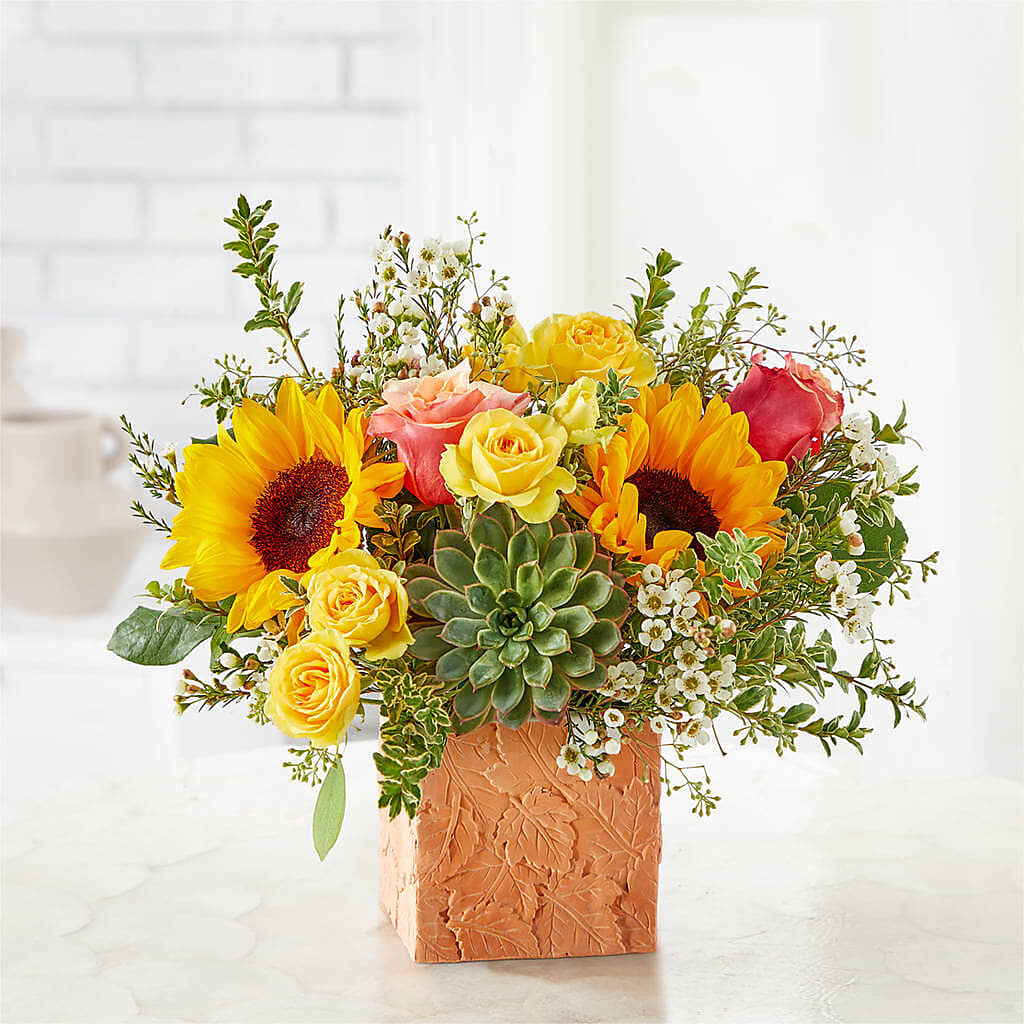 Sunflower Season Bouquet –  Floral Villa, Whitewater WI
