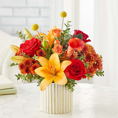 Scarlet Skies Bouquet –  Floral Villa, Whitewater WI