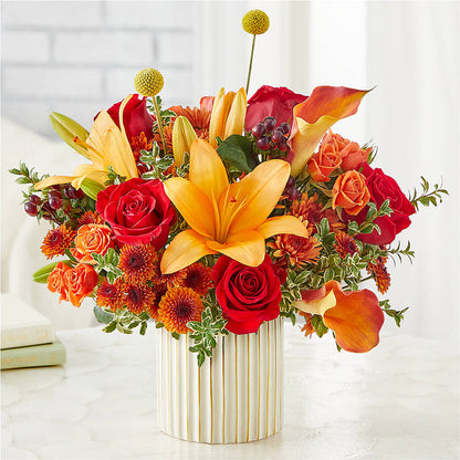 Scarlet Skies Bouquet –  Floral Villa, Whitewater WI