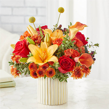Scarlet Skies Bouquet –  Floral Villa, Whitewater WI
