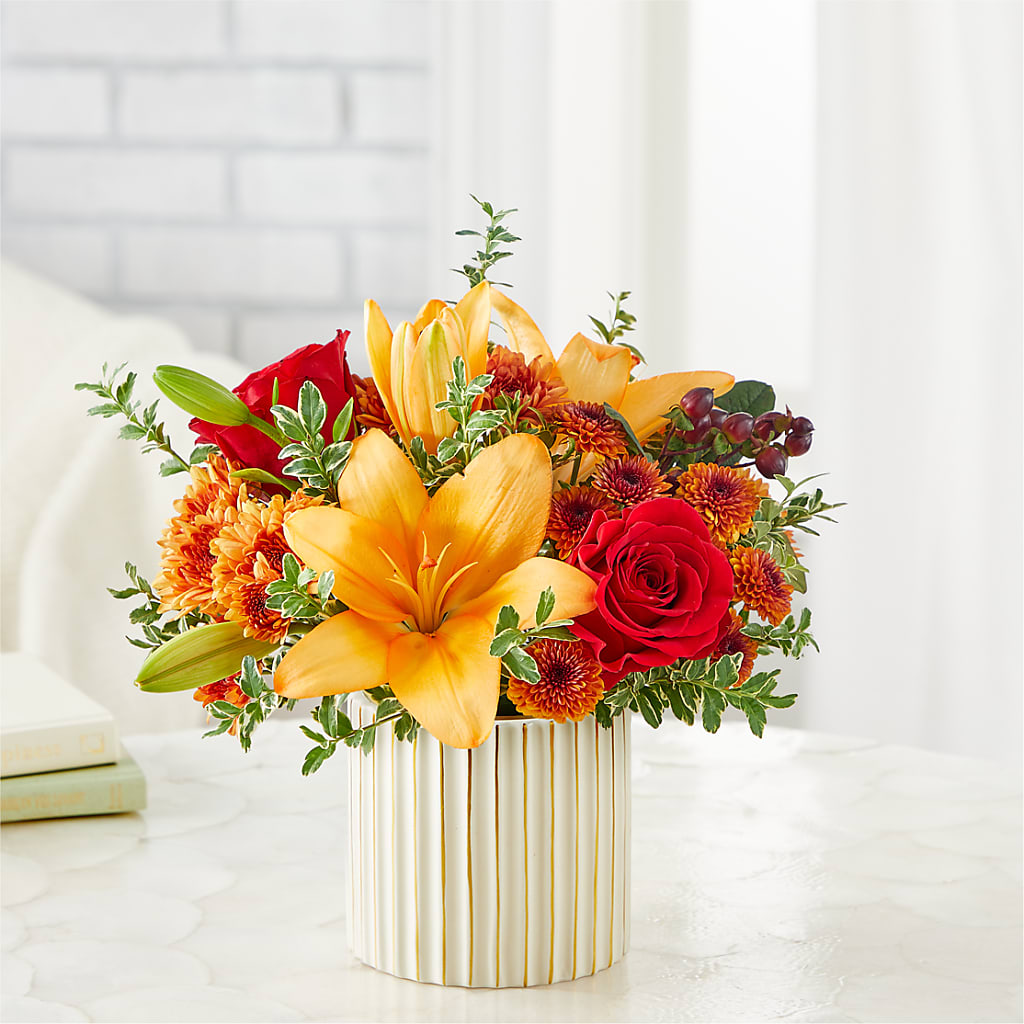 Scarlet Skies Bouquet –  Floral Villa, Whitewater WI