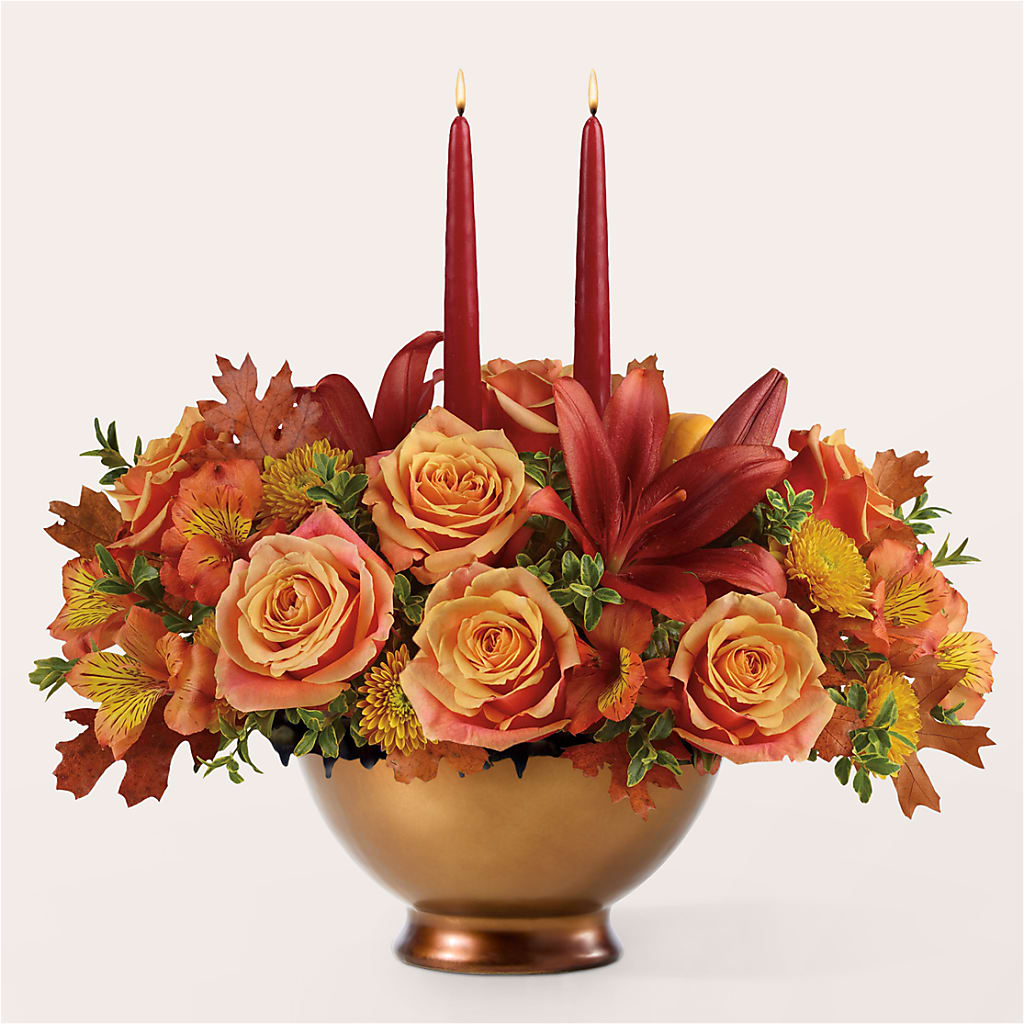 Harvest Table Centerpiece –  Floral Villa, Whitewater WI