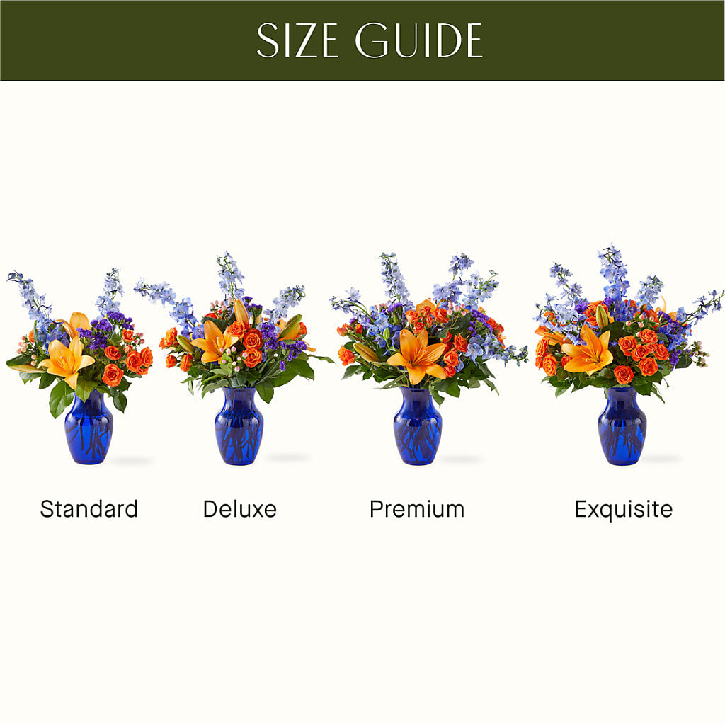 Radiant Citrus Bouquet –  Floral Villa, Whitewater WI