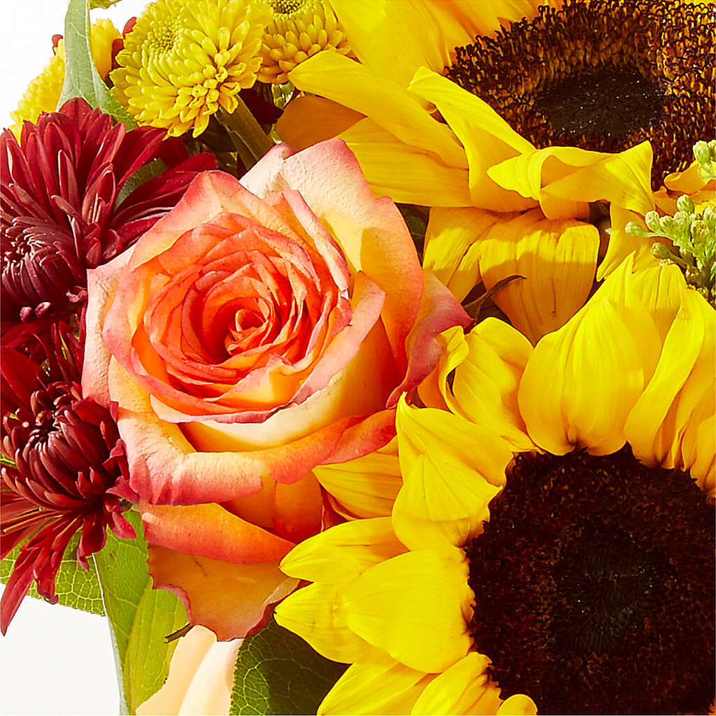 Golden Gourd Pumpkin Bouquet –  Floral Villa, Whitewater WI