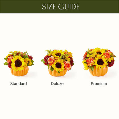 Golden Gourd Pumpkin Bouquet –  Floral Villa, Whitewater WI