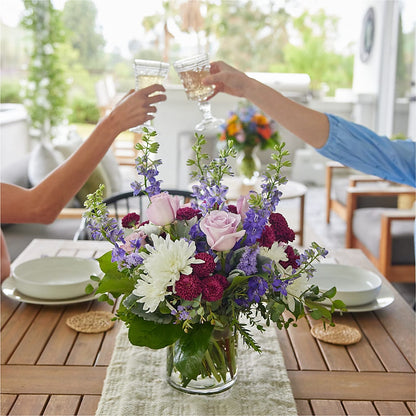Violet Frost Bouquet –  Floral Villa, Whitewater WI
