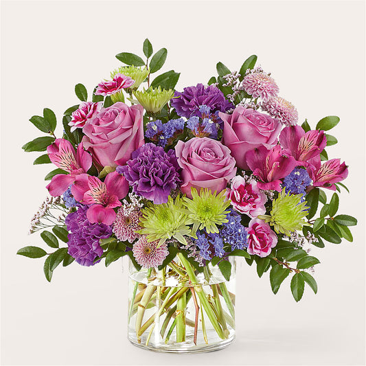 Glass Half Full Bouquet –  Floral Villa, Whitewater WI
